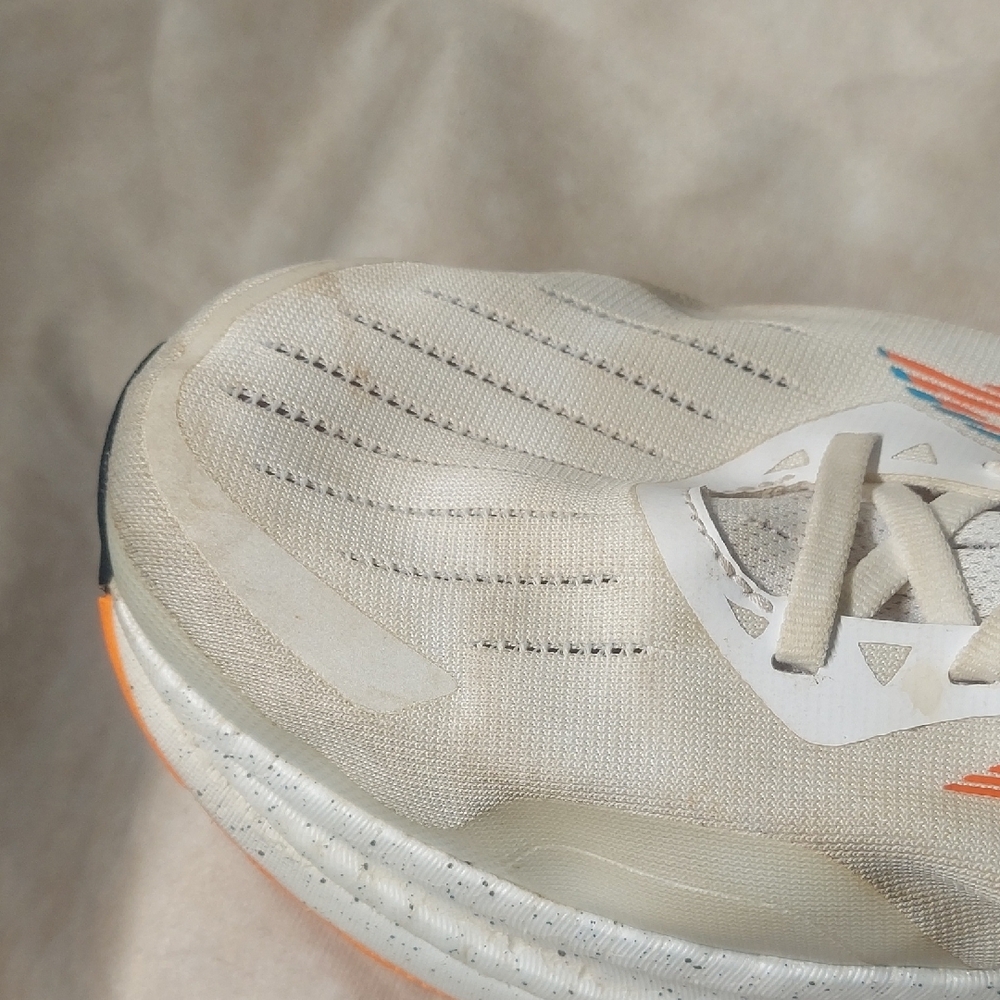 Saucony Tempus Men's Running Shoes Size 15 White ViZiOrange Stability Sneakers - Picture 7 of 14